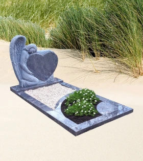Foto van Grafsteen met Engel