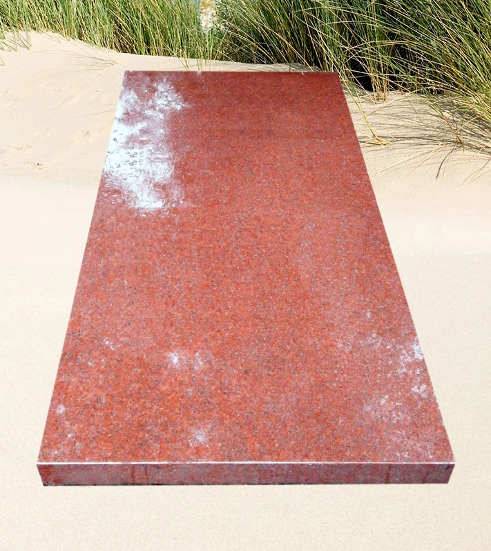 Zerk van Ruby Red graniet