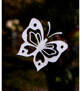 Foto van Lijntekening van vlinder